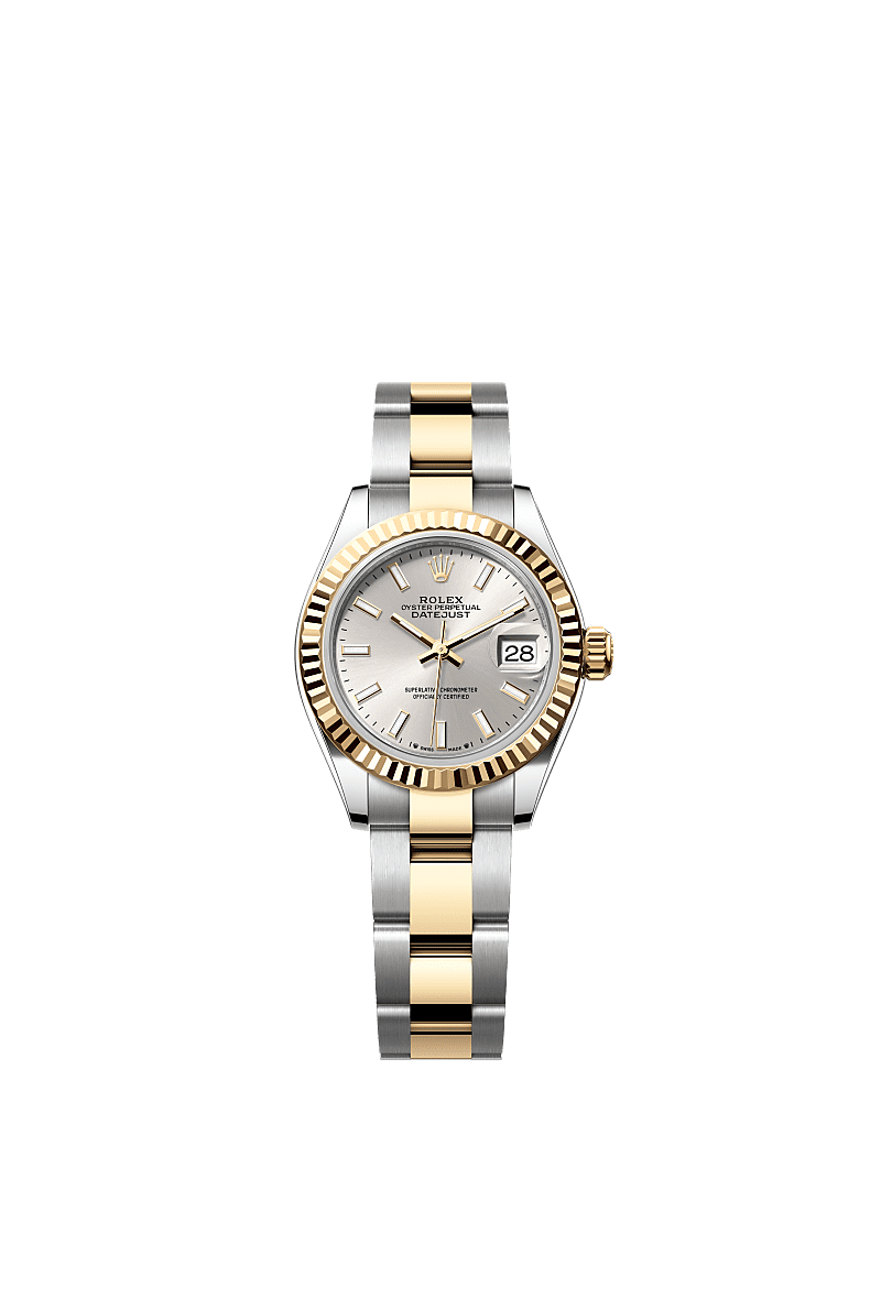 Rolex Two-Tone (YG/SS) Datejust - 28mm - Silver - Oyster