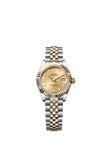 Rolex Two-Tone (YG/SS) Datejust - 28mm - Champagne-colour Diamond Dial - Jubilee