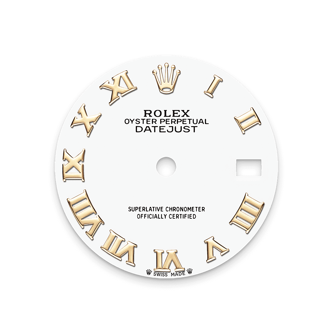 Rolex Two-Tone (YG/SS) Datejust - 28mm - White - Oyster