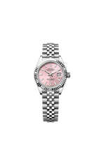 Rolex Stainless Steel Datejust - 28mm - Pink - Jubilee