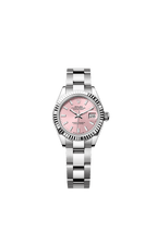 Rolex Stainless Steel Datejust - 28mm - Pink - Oyster