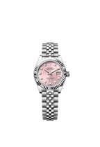 Rolex Stainless Steel Datejust - 28mm - Pink Diamond Dial - Jubilee