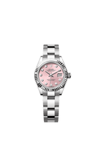 Rolex Stainless Steel Datejust - 28mm - Pink Diamond Dial - Oyster
