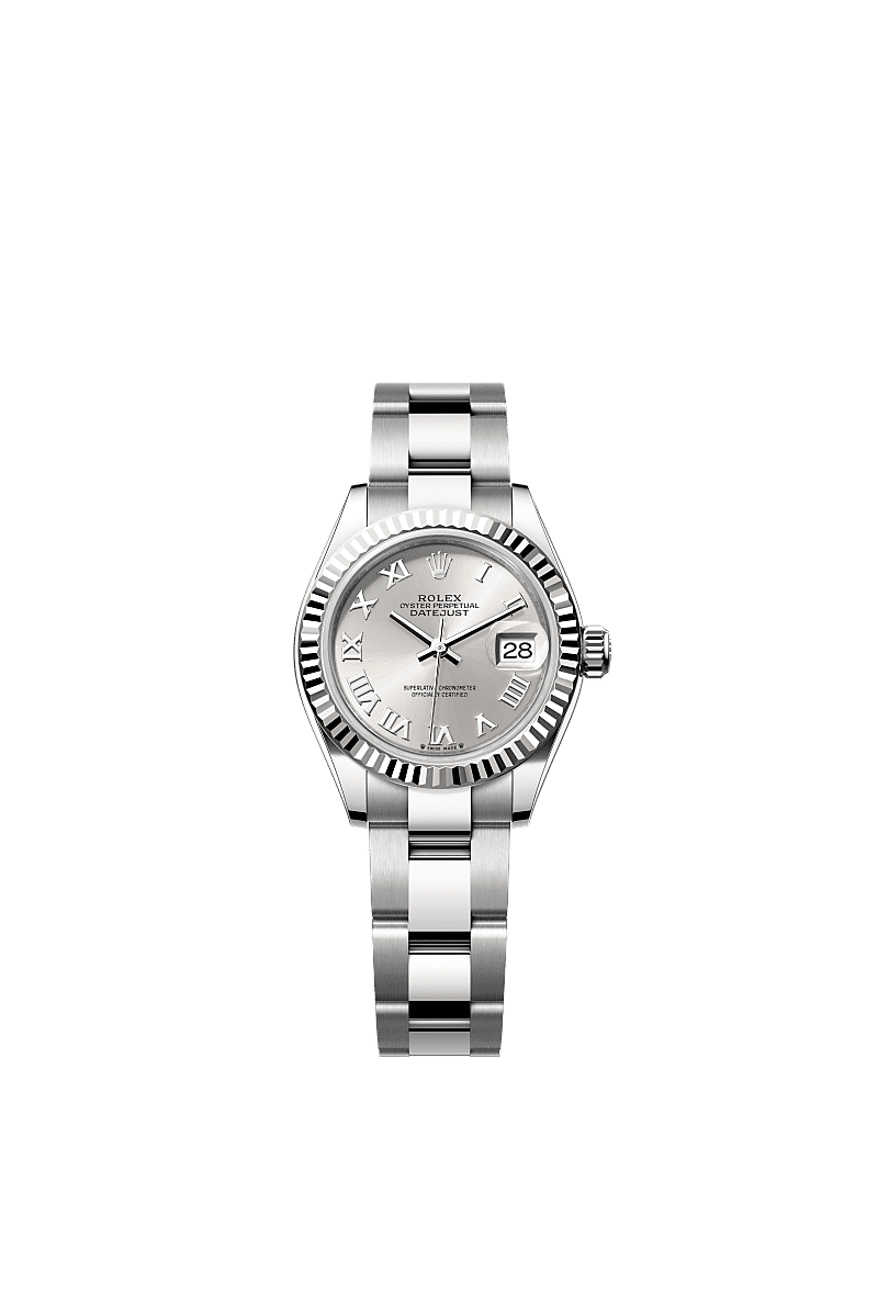 Rolex Stainless Steel Datejust - 28mm - Silver - Oyster
