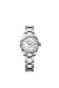 Rolex Stainless Steel Datejust - 28mm - White mother-of-pearl Diamond Dial - Oyster