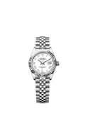 Rolex Stainless Steel Datejust - 28mm - White - Jubilee
