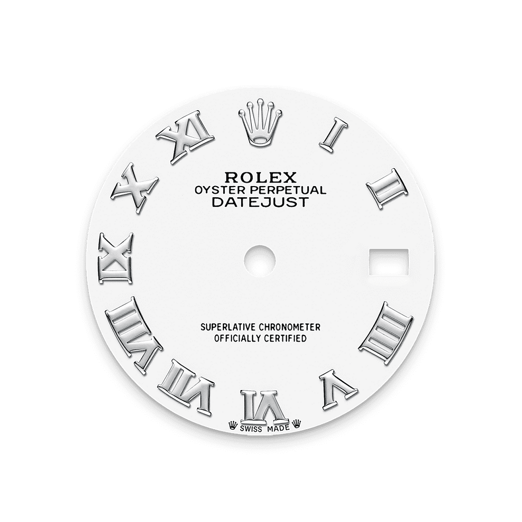 Rolex Stainless Steel Datejust - 28mm - White - Oyster