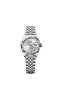 Rolex Stainless Steel Datejust - 28mm - Silver Diamond Dial - Jubilee