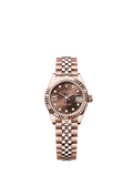 Rolex Rose Gold Datejust - 28mm - Chocolate Diamond Dial - Jubilee
