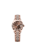 Rolex Rose Gold Datejust - 28mm - Chocolate Diamond Dial - Jubilee
