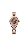Rolex Rose Gold Datejust - 28mm - Chocolate - President
