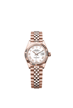 Rolex Rose Gold Datejust - 28mm - White - Jubilee