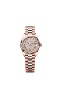 Rolex Rose Gold Datejust - 28mm - Diamond-paved - President