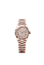 Rolex Rose Gold Datejust - 28mm - Diamond-paved - President