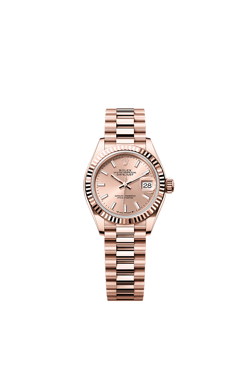 Rolex Rose Gold Datejust - 28mm - Rosé-colour - President