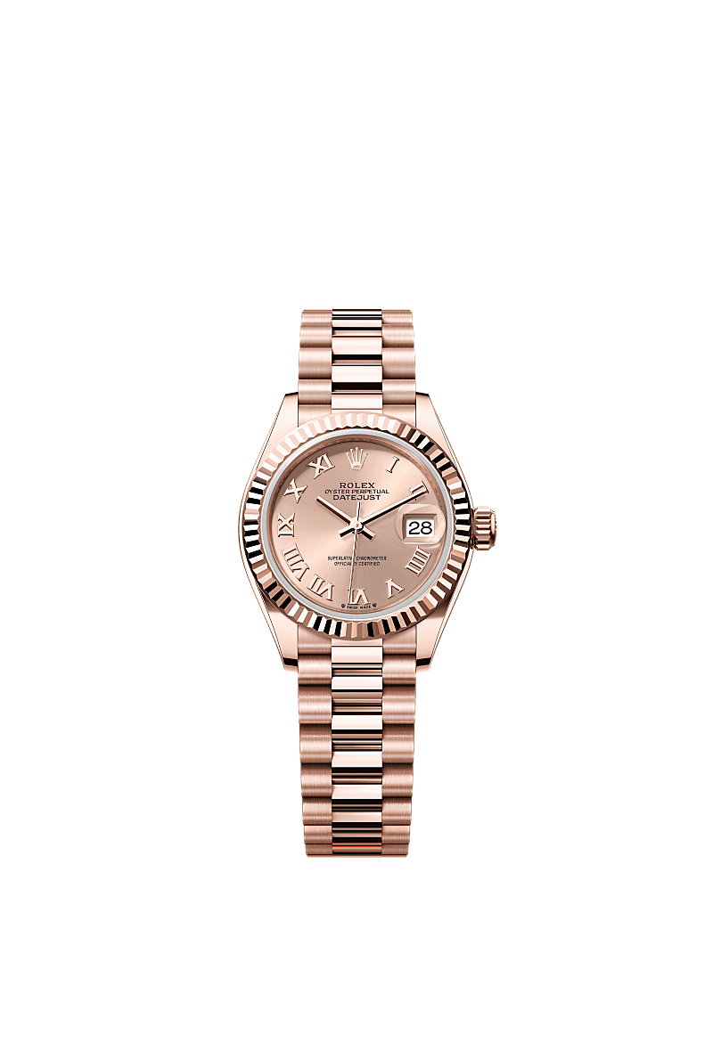 Rolex Rose Gold Datejust - 28mm - Rosé-colour - President