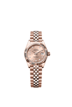 Rolex Rose Gold Datejust - 28mm - Rosé-colour Diamond Dial - Jubilee