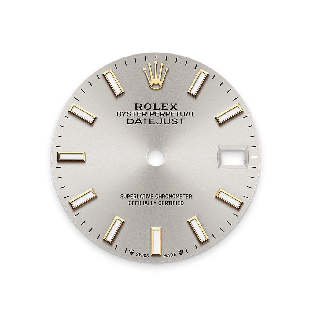 Rolex Yellow Gold Datejust - 28mm - Silver - Jubilee