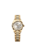 Rolex Yellow Gold Datejust - 28mm - Silver - President
