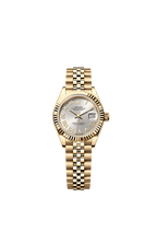 Rolex Yellow Gold Datejust - 28mm - Silver - Jubilee