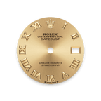 Rolex Yellow Gold Datejust - 28mm - Champagne-colour - President