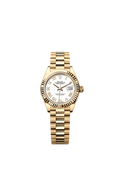 Rolex Yellow Gold Datejust - 28mm - White - President