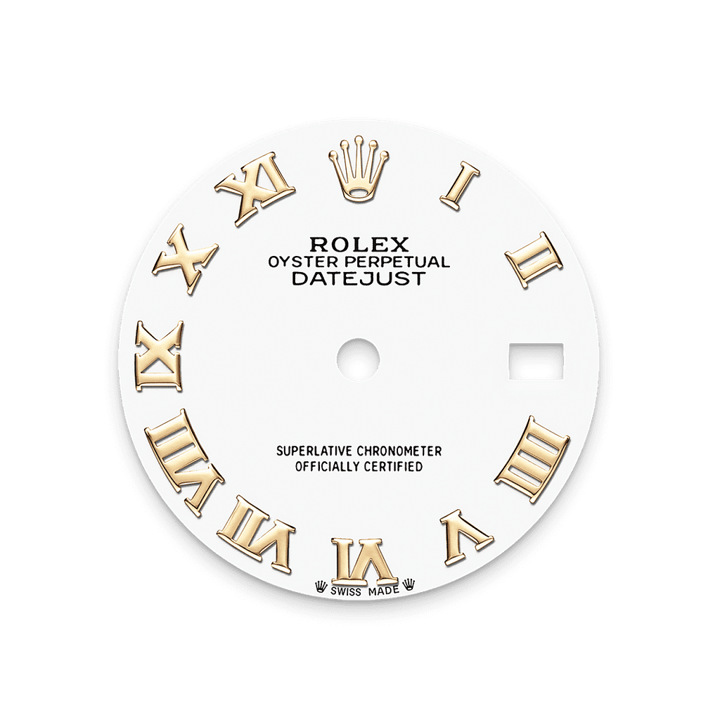 Rolex Yellow Gold Datejust - 28mm - White - Jubilee