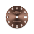 Rolex Two-Tone (RG/SS) Datejust - 28mm - Chocolate Diamond Dial - Oyster