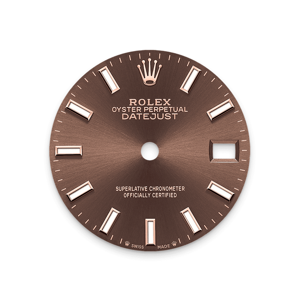 Rolex Two-Tone (RG/SS) Datejust - 28mm - Chocolate - Jubilee