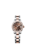 Rolex Two-Tone (RG/SS) Datejust - 28mm - Chocolate - Oyster