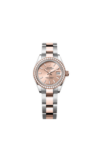 Rolex Two-Tone (RG/SS) Datejust - 28mm - Rosé-colour - Oyster