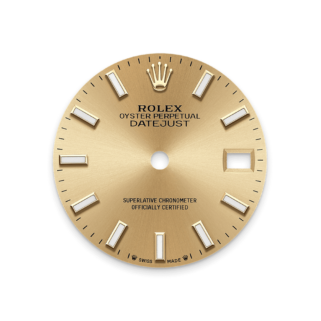 Rolex Two-Tone (YG/SS) Datejust - 28mm - Champagne-colour - Jubilee