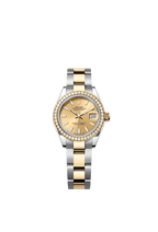 Rolex Two-Tone (YG/SS) Datejust - 28mm - Champagne-colour - Oyster