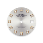 Rolex Two-Tone (YG/SS) Datejust - 28mm - Silver Diamond Dial - Jubilee
