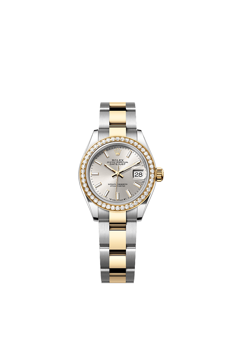 Rolex Two-Tone (YG/SS) Datejust - 28mm - Silver - Oyster