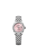 Rolex Stainless Steel Datejust - 28mm - Pink - Jubilee