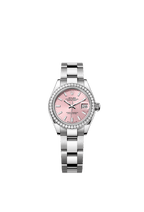 Rolex Stainless Steel Datejust - 28mm - Pink - Oyster