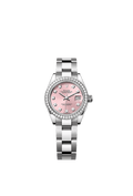 Rolex Stainless Steel Datejust - 28mm - Pink Diamond Dial - Oyster