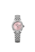 Rolex Stainless Steel Datejust - 28mm - Pink - Jubilee