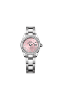 Rolex Stainless Steel Datejust - 28mm - Pink - Oyster