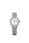 Rolex Stainless Steel Datejust - 28mm - White - Jubilee