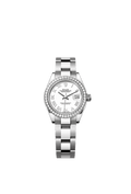 Rolex Stainless Steel Datejust - 28mm - White - Oyster