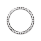 Rolex White Gold Datejust - 28mm - Diamond-paved - President