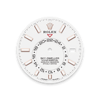 Rolex Rose Gold Sky-Dweller - 42mm - Intense white - Oysterflex