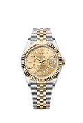 Rolex Two-Tone (YG/SS) Sky-Dweller - 42mm - Champagne-colour - Jubilee