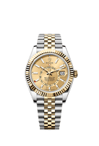 Rolex Two-Tone (YG/SS) Sky-Dweller - 42mm - Champagne-colour - Jubilee