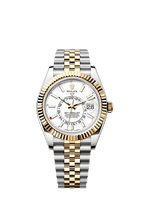Rolex Two-Tone (YG/SS) Sky-Dweller - 42mm - Intense white - Jubilee
