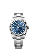 Rolex Stainless Steel Sky-Dweller - 42mm - Bright blue - Oyster