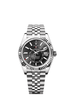 Rolex Stainless Steel Sky-Dweller - 42mm - Bright black - Jubilee