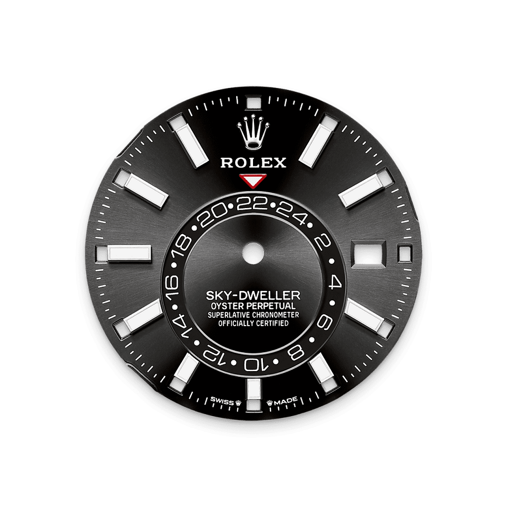 Rolex Stainless Steel Sky-Dweller - 42mm - Bright black - Jubilee